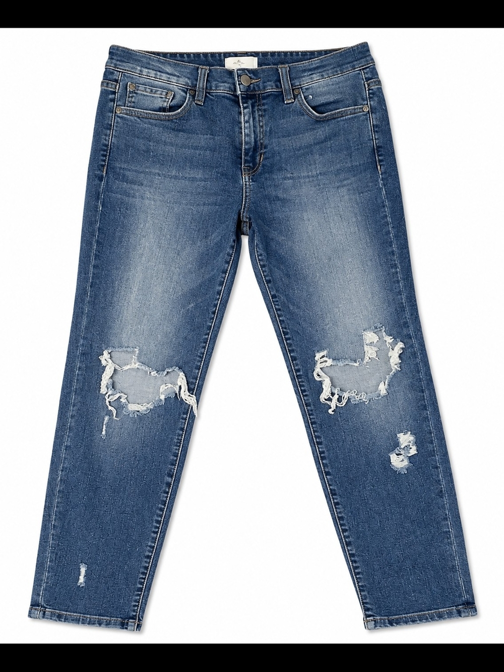id:23 Distressed Boyfriend Jeans – Size 29